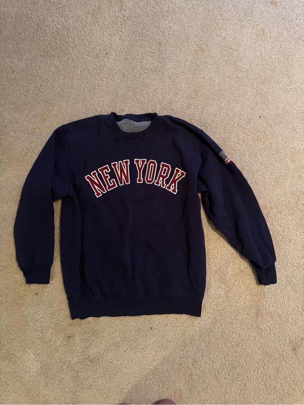 Brandy Melville New York Navy Crewneck Sweatshirt
